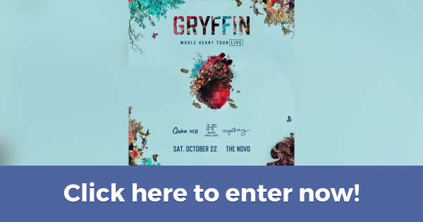 Win passes to Gryffin's LIVE show at the Novo in Los Angeles on 10/22 (Contest on Hive.co)